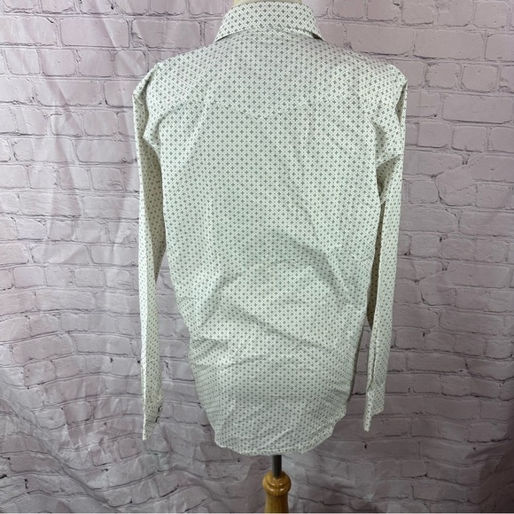 rafter C White cowboy collection pearl snap western boho top sz boys XXL - Picture 3 of 9